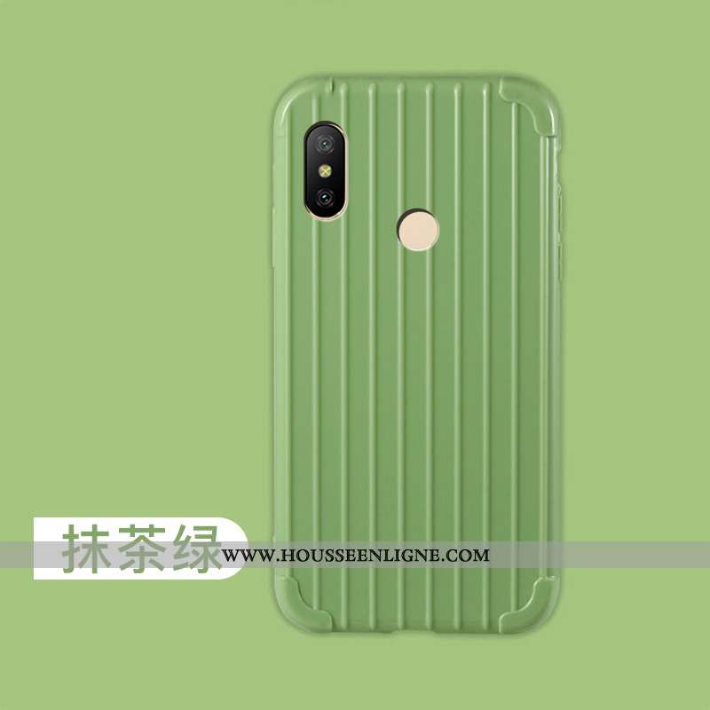 Housse Xiaomi Mi A2 Lite Mode Protection Simple Téléphone Portable Coque Rouge Incassable Bleu