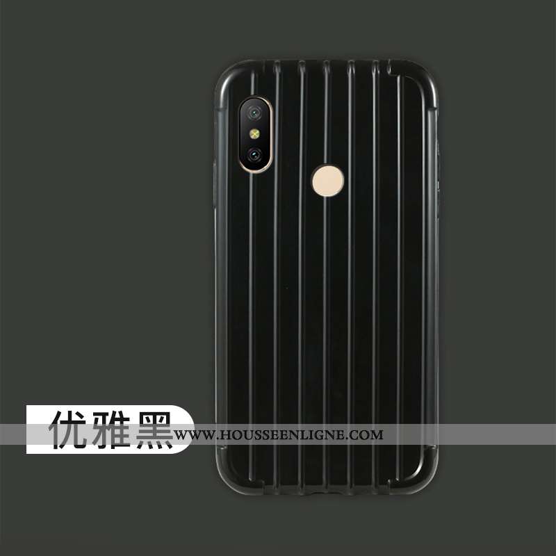 Housse Xiaomi Mi A2 Lite Mode Protection Simple Téléphone Portable Coque Rouge Incassable Bleu