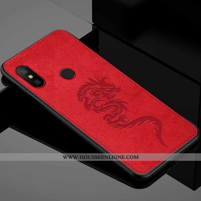 Housse Xiaomi Mi A2 Lite Protection Délavé En Daim Ultra Tout Compris Fluide Doux Créatif Modèle Fle