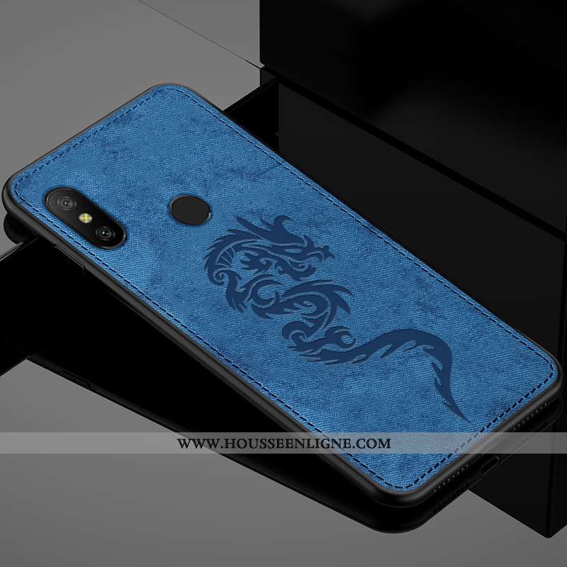 Housse Xiaomi Mi A2 Lite Protection Délavé En Daim Ultra Tout Compris Fluide Doux Créatif Modèle Fle