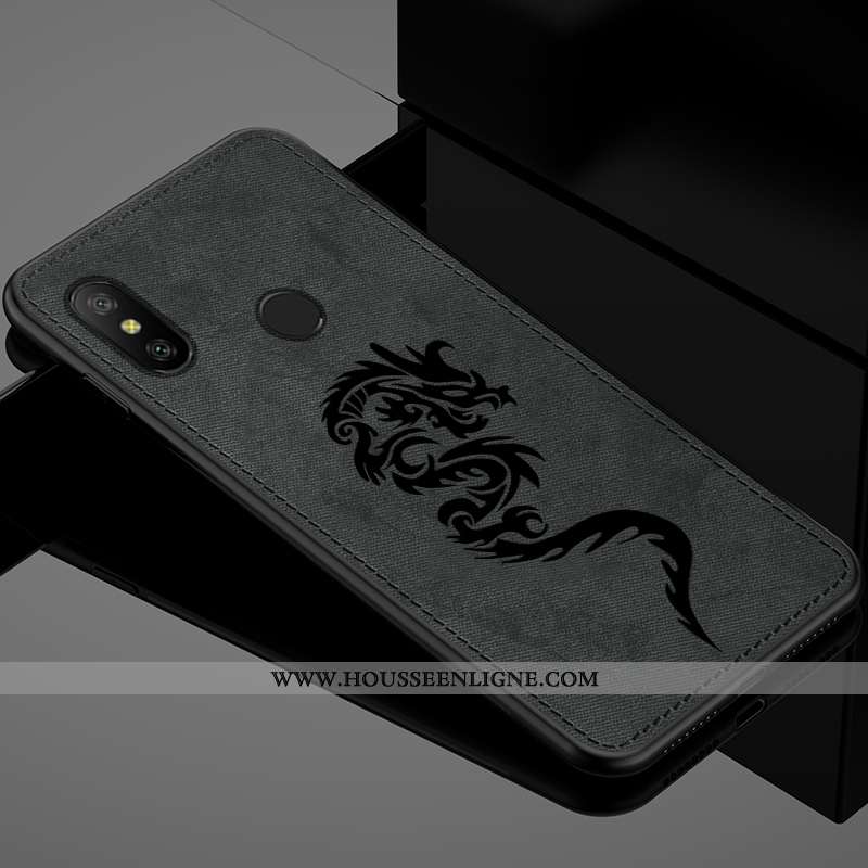 Housse Xiaomi Mi A2 Lite Protection Délavé En Daim Ultra Tout Compris Fluide Doux Créatif Modèle Fle