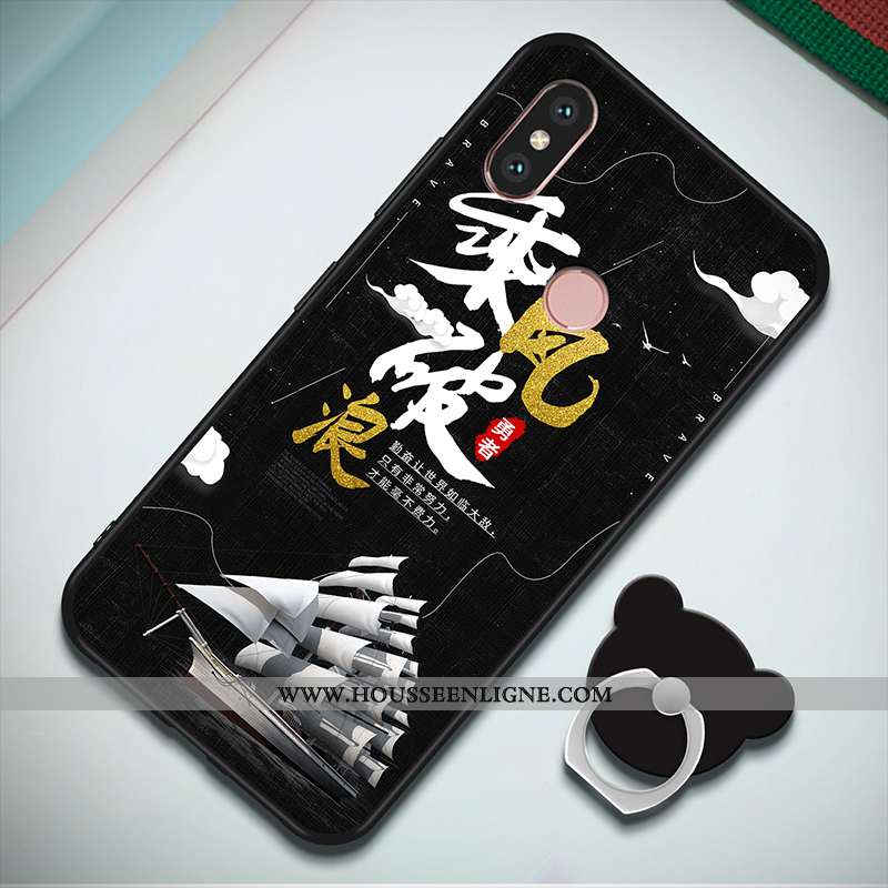 Housse Xiaomi Mi A2 Personnalité Créatif Incassable Téléphone Portable Support Dessin Animé Coque Ro