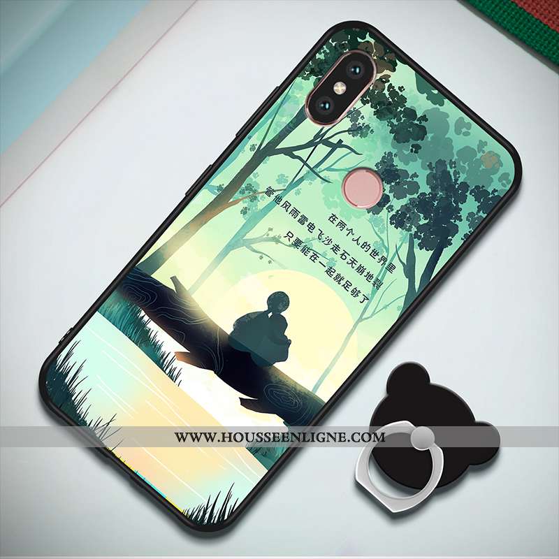 Housse Xiaomi Mi A2 Personnalité Créatif Incassable Téléphone Portable Support Dessin Animé Coque Ro