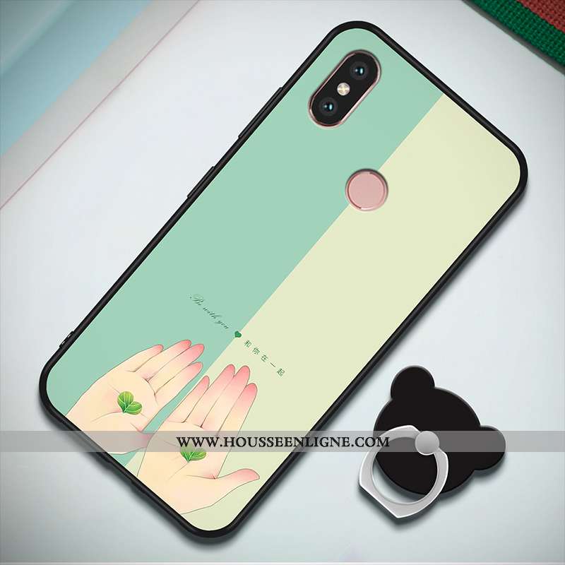 Housse Xiaomi Mi A2 Personnalité Créatif Incassable Téléphone Portable Support Dessin Animé Coque Ro