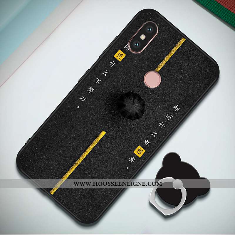 Housse Xiaomi Mi A2 Personnalité Créatif Incassable Téléphone Portable Support Dessin Animé Coque Ro