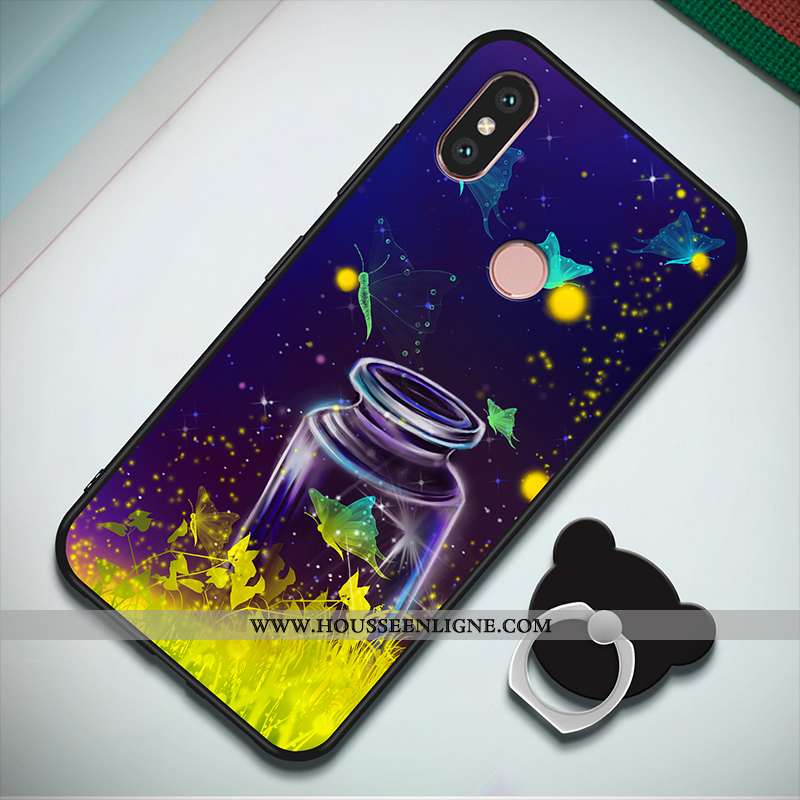 Housse Xiaomi Mi A2 Personnalité Créatif Incassable Téléphone Portable Support Dessin Animé Coque Ro