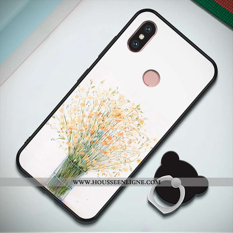 Housse Xiaomi Mi A2 Personnalité Créatif Incassable Téléphone Portable Support Dessin Animé Coque Ro