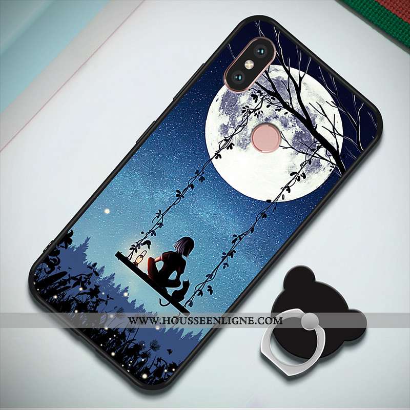Housse Xiaomi Mi A2 Personnalité Créatif Incassable Téléphone Portable Support Dessin Animé Coque Ro