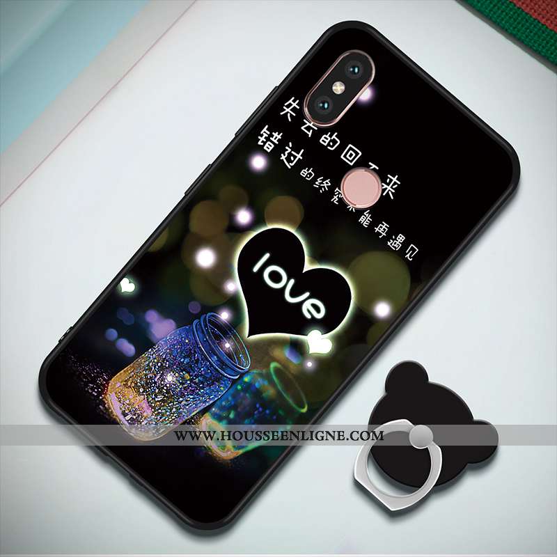 Housse Xiaomi Mi A2 Personnalité Créatif Incassable Téléphone Portable Support Dessin Animé Coque Ro