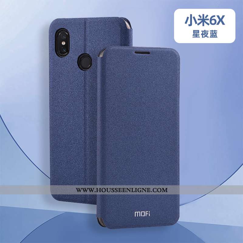 Housse Xiaomi Mi A2 Silicone Accessoires Tout Compris Clamshell Réveillez-vous Téléphone Portable In