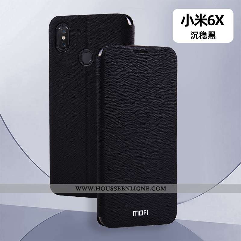 Housse Xiaomi Mi A2 Silicone Accessoires Tout Compris Clamshell Réveillez-vous Téléphone Portable In