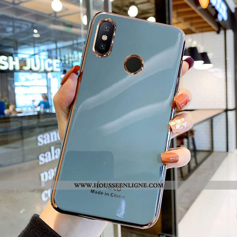 Housse Xiaomi Mi A2 Silicone Protection Tendance Tout Compris Incassable Coque Personnalité Verte