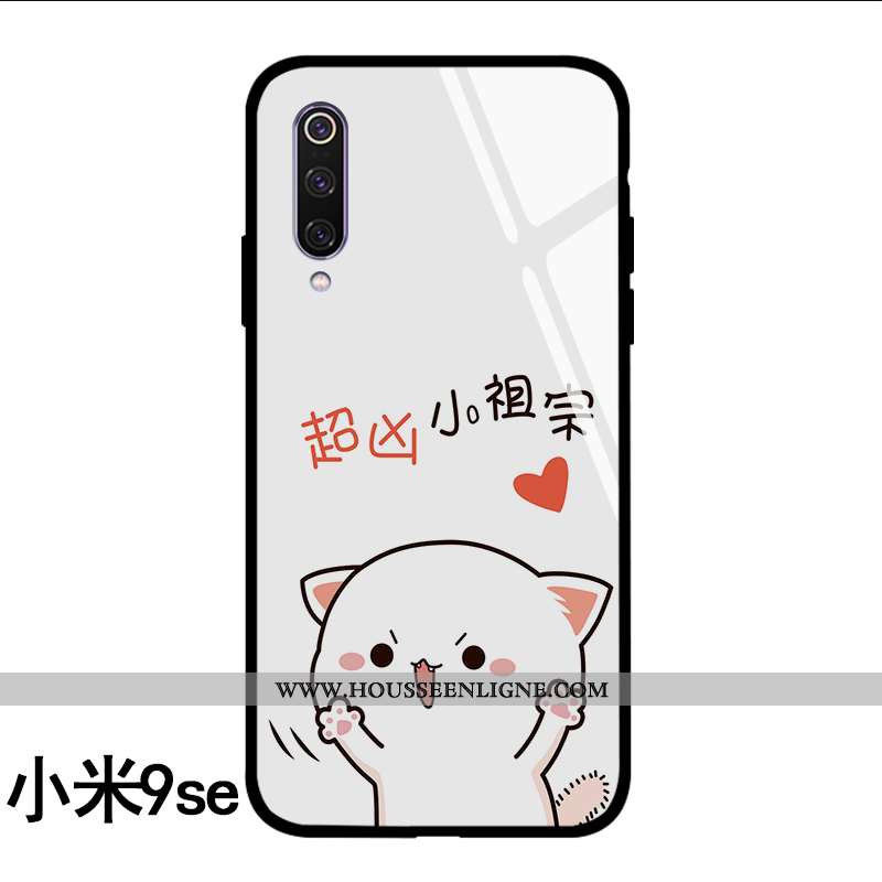 Housse Xiaomi Mi A3 Charmant Tendance Créatif Dessin Animé Personnalisé Petit Nouveau Blanche