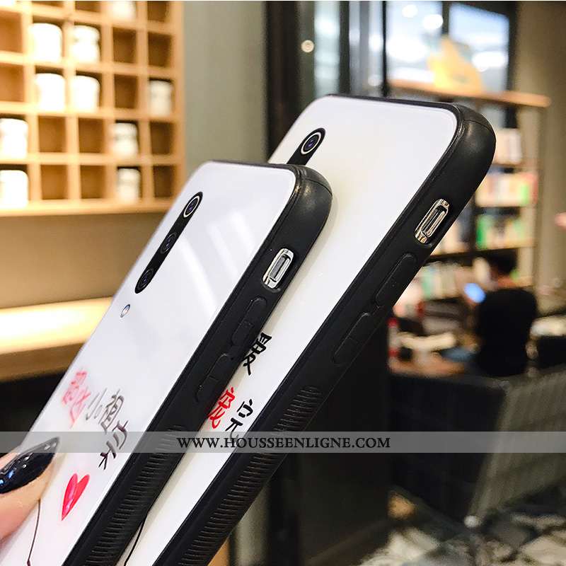 Housse Xiaomi Mi A3 Charmant Tendance Créatif Dessin Animé Personnalisé Petit Nouveau Blanche