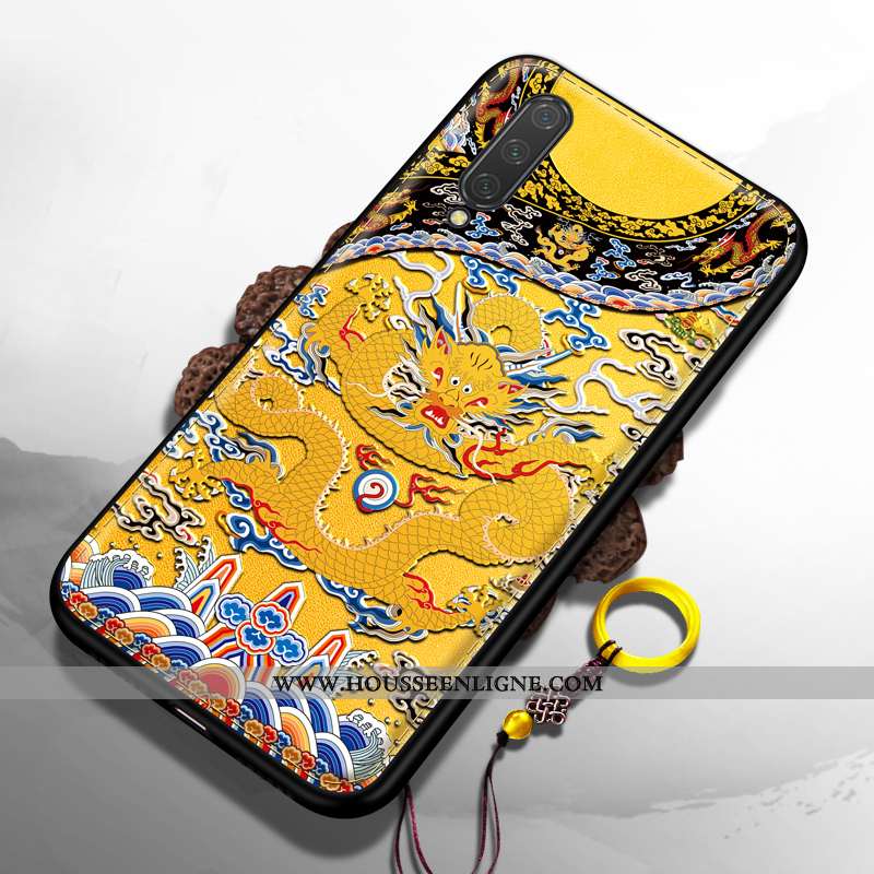 Housse Xiaomi Mi A3 Créatif Gaufrage Petit Net Rouge Modèle Style Chinois Difficile