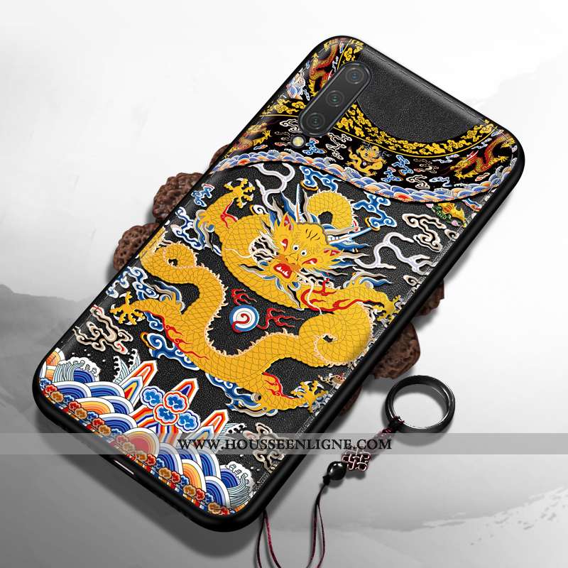 Housse Xiaomi Mi A3 Créatif Gaufrage Petit Net Rouge Modèle Style Chinois Difficile