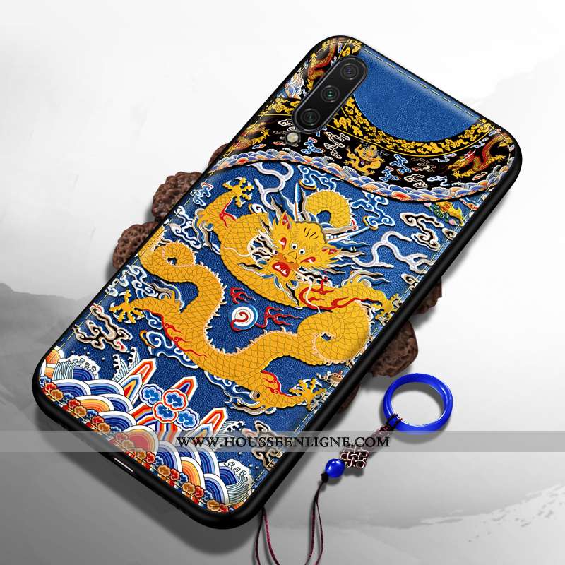 Housse Xiaomi Mi A3 Créatif Gaufrage Petit Net Rouge Modèle Style Chinois Difficile