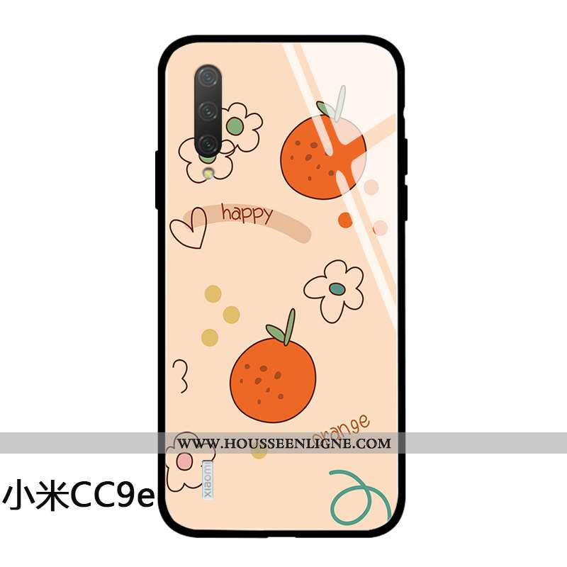 Housse Xiaomi Mi A3 Fluide Doux Silicone Fraise Frais Coque Protection Personnalisé Rose
