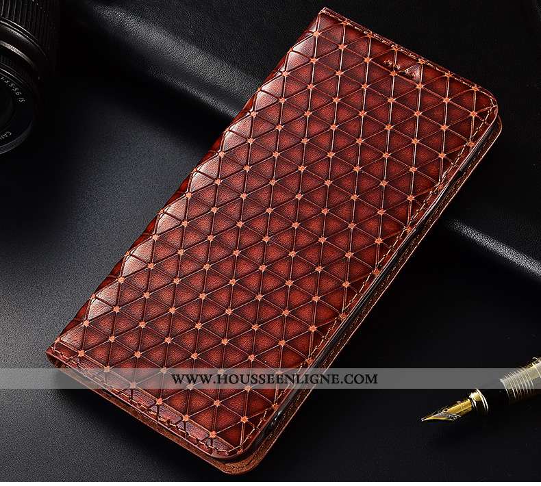 Housse Xiaomi Mi A3 Fluide Doux Silicone Protection Modèle Coque Téléphone Portable Plaid Noir