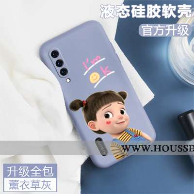 Housse Xiaomi Mi A3 Fluide Doux Silicone Tendance Coque Petit Vert Incassable Verte