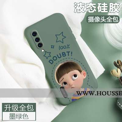 Housse Xiaomi Mi A3 Fluide Doux Silicone Tendance Coque Petit Vert Incassable Verte