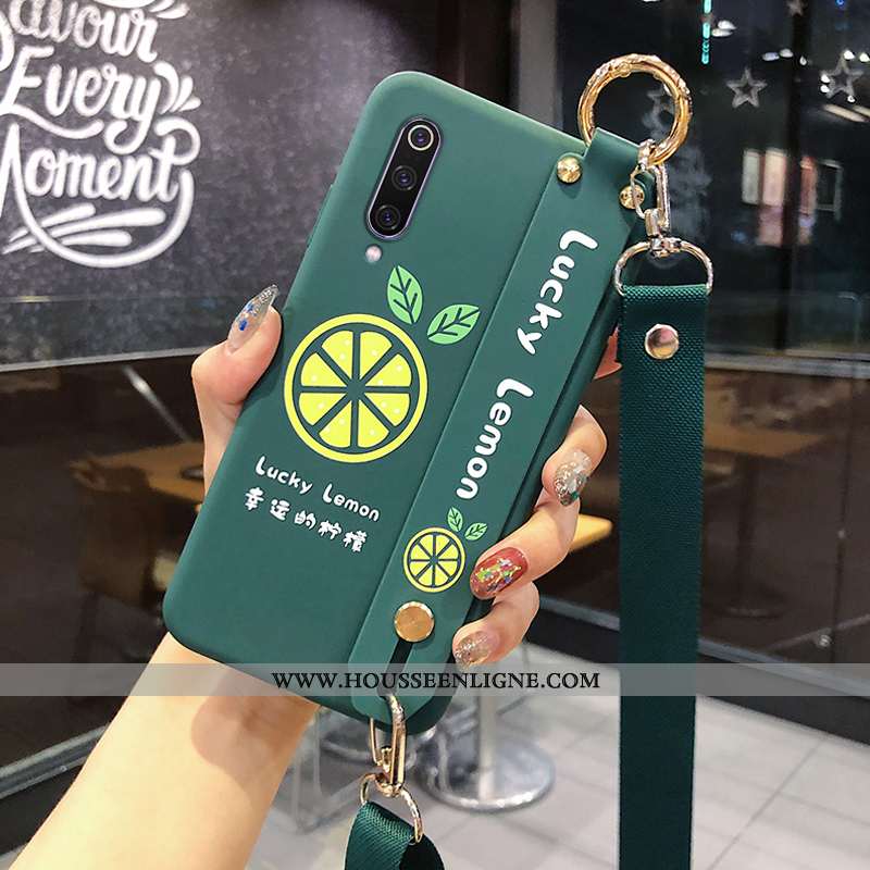 Housse Xiaomi Mi A3 Fluide Doux Silicone Vent Incassable Délavé En Daim Personnalisé Petit Armée Ver
