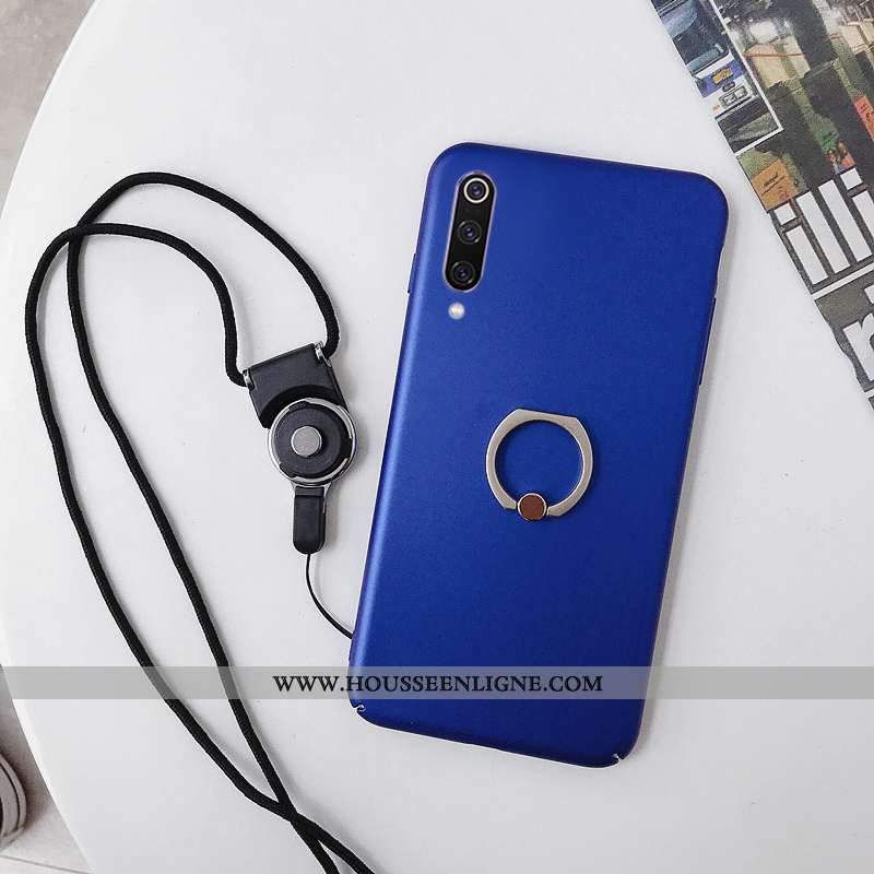Housse Xiaomi Mi A3 Personnalité Créatif Délavé En Daim Boucle Support Étui Amoureux Noir