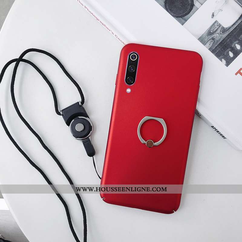 Housse Xiaomi Mi A3 Personnalité Créatif Délavé En Daim Boucle Support Étui Amoureux Noir