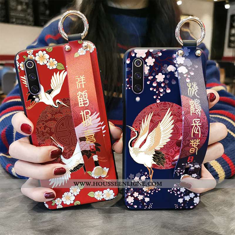 Housse Xiaomi Mi A3 Personnalité Tendance Téléphone Portable Incassable Style Chinois Grue Modèle Ro