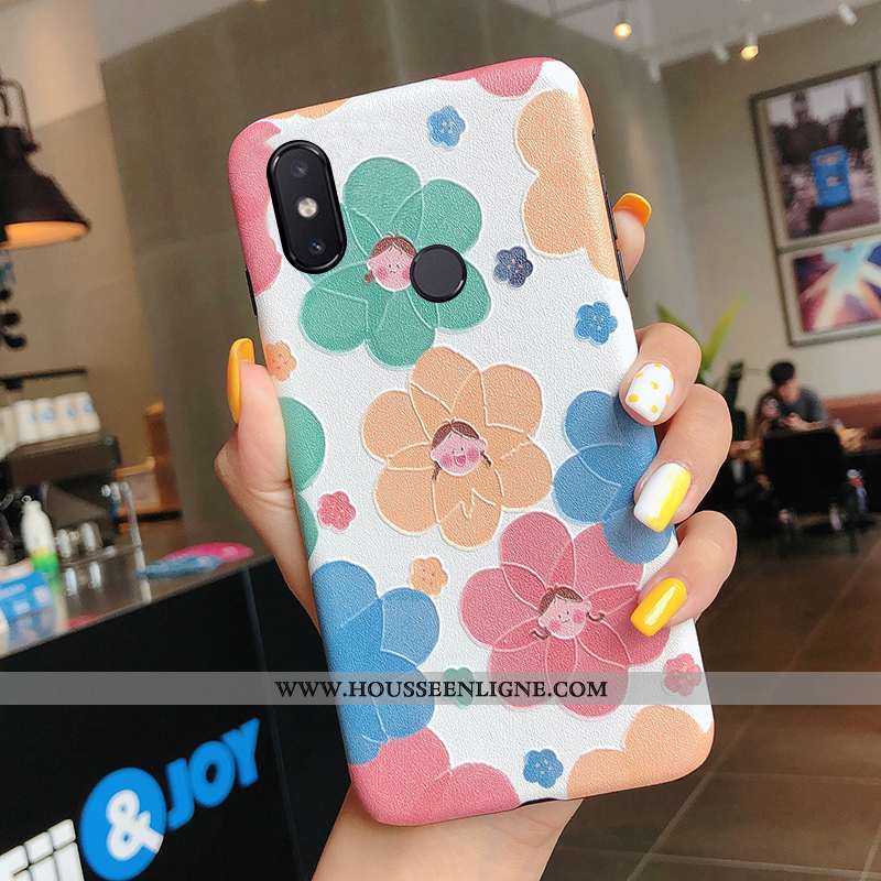 Housse Xiaomi Mi A3 Silicone Délavé En Daim Créatif Incassable Frais Net Rouge Rouge Coloré