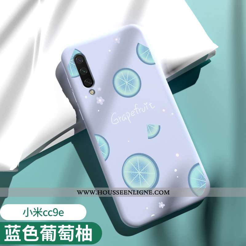 Housse Xiaomi Mi A3 Silicone Protection Créatif Vert Étui Petit Coque Verte