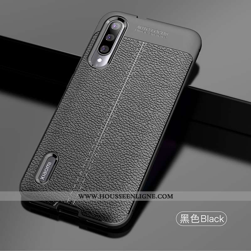 Housse Xiaomi Mi A3 Silicone Protection Luxe Business Fluide Doux Téléphone Portable Étui Rouge