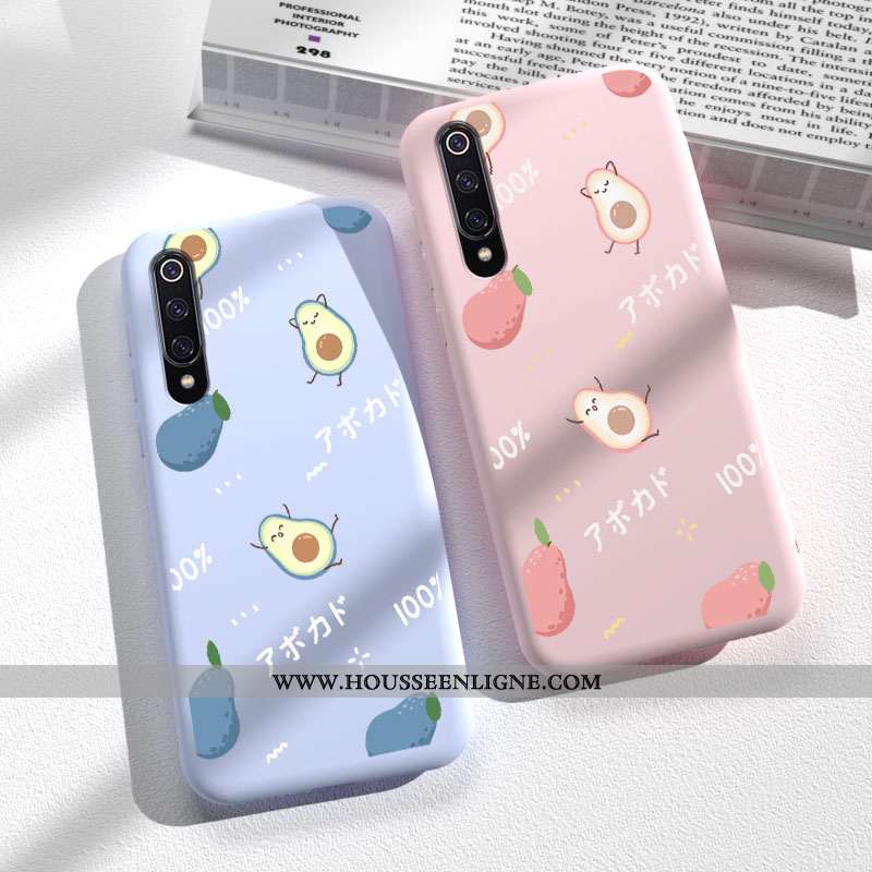 Housse Xiaomi Mi A3 Silicone Protection Petit Ultra Incassable Amoureux Coque Bleu