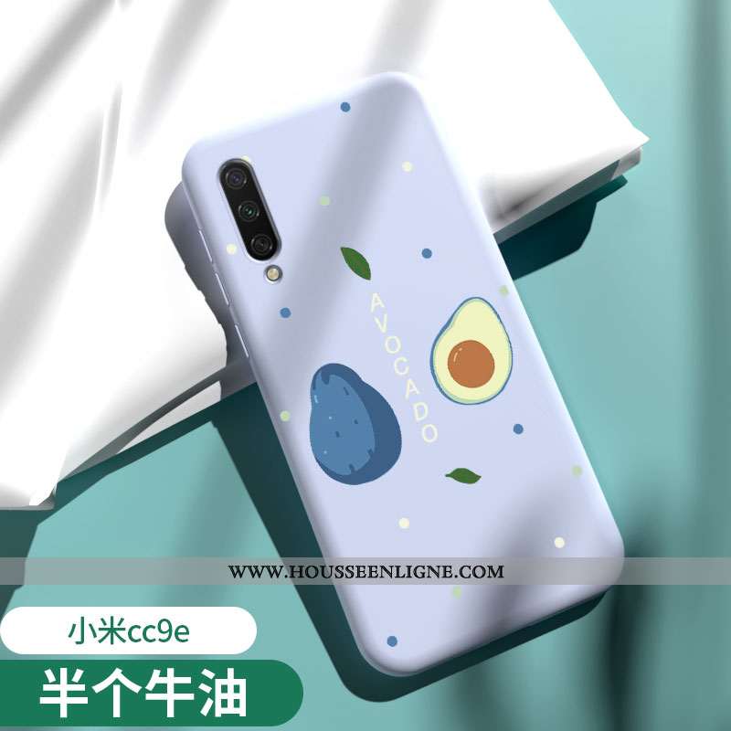 Housse Xiaomi Mi A3 Silicone Protection Petit Ultra Incassable Amoureux Coque Bleu