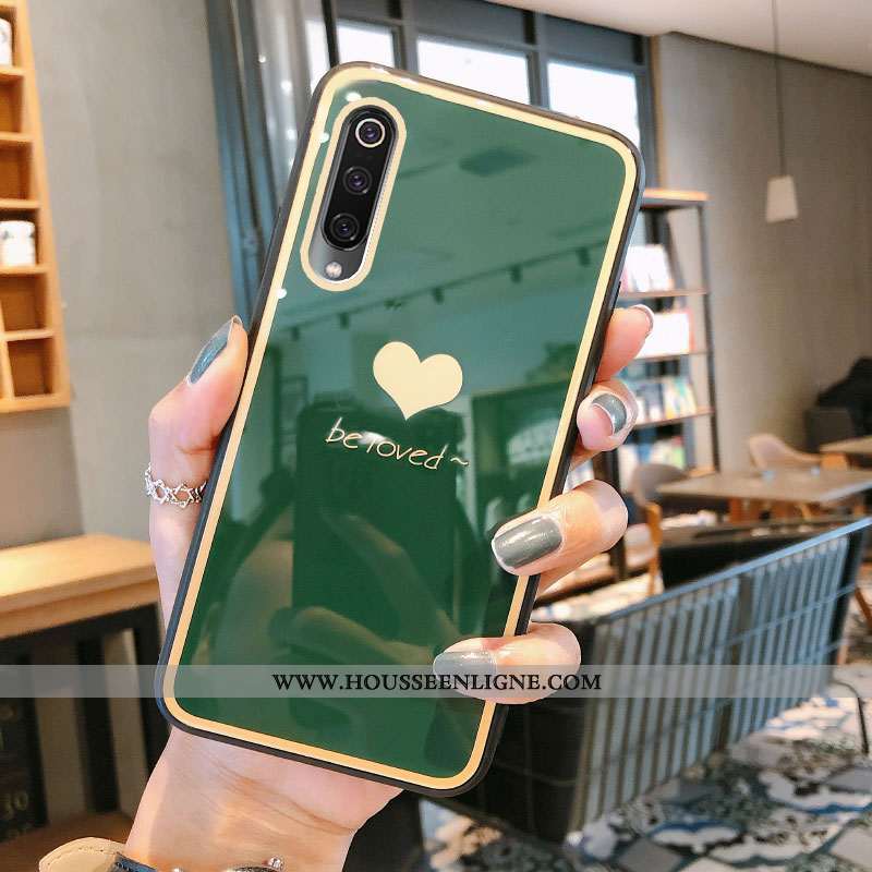 Housse Xiaomi Mi A3 Verre Tendance Étui Téléphone Portable Gris Vent Tout Compris
