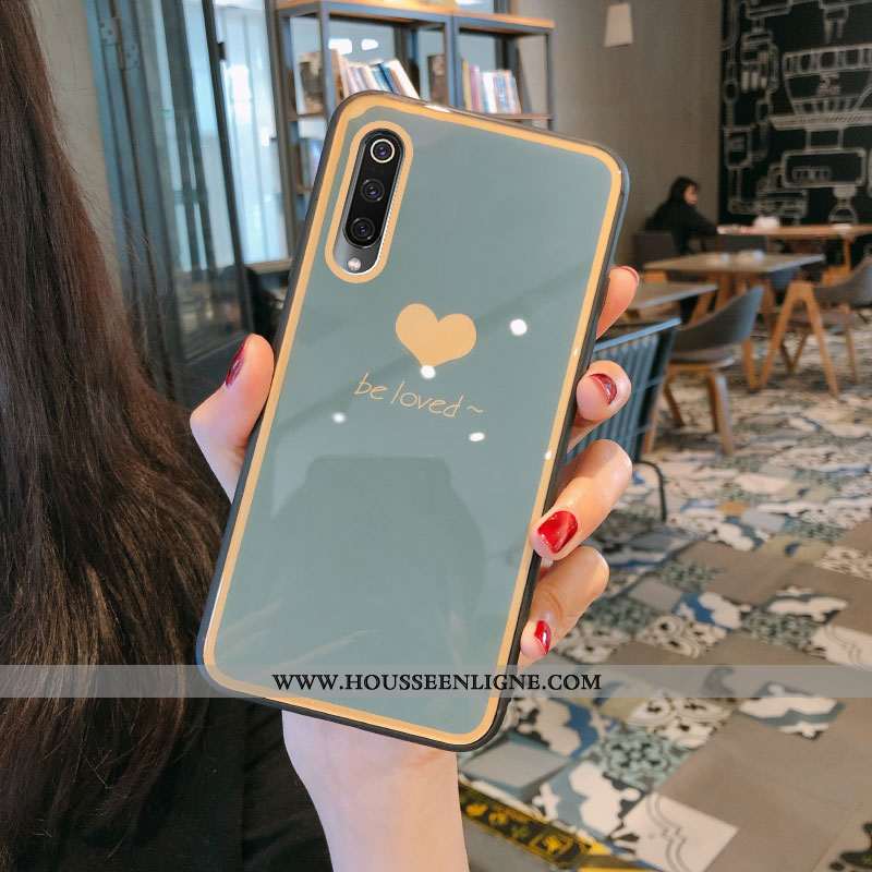 Housse Xiaomi Mi A3 Verre Tendance Étui Téléphone Portable Gris Vent Tout Compris
