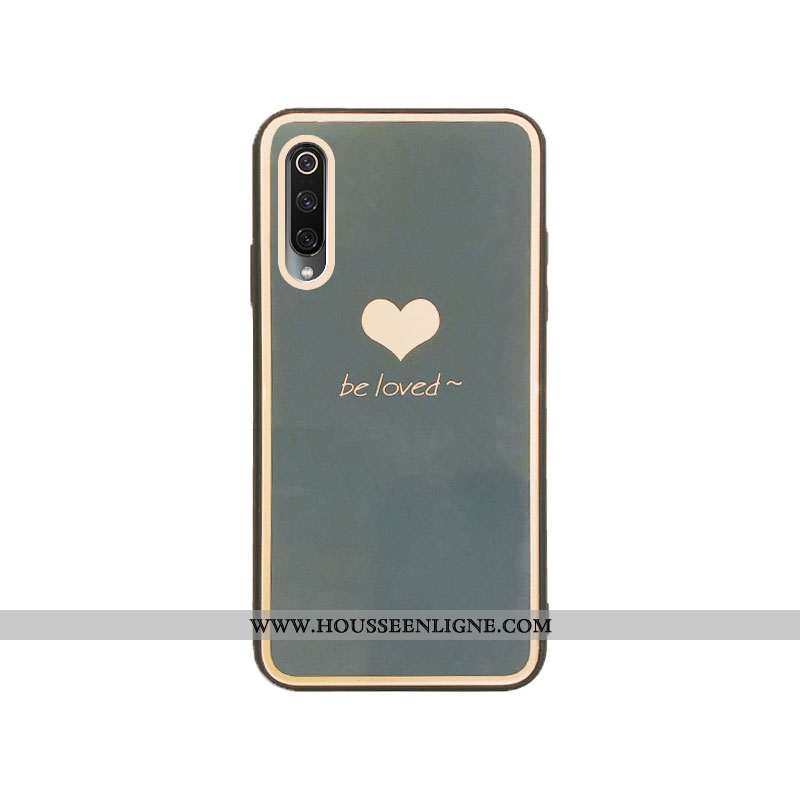 Housse Xiaomi Mi A3 Verre Tendance Étui Téléphone Portable Gris Vent Tout Compris