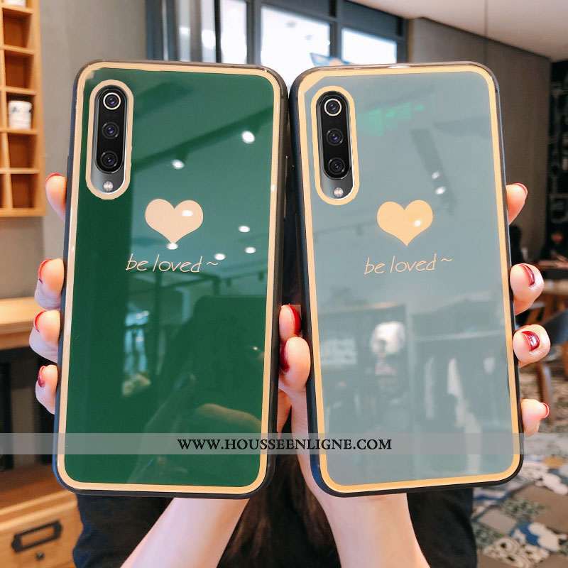 Housse Xiaomi Mi A3 Verre Tendance Étui Téléphone Portable Gris Vent Tout Compris