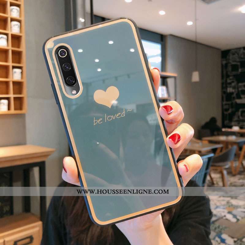 Housse Xiaomi Mi A3 Verre Tendance Étui Téléphone Portable Gris Vent Tout Compris