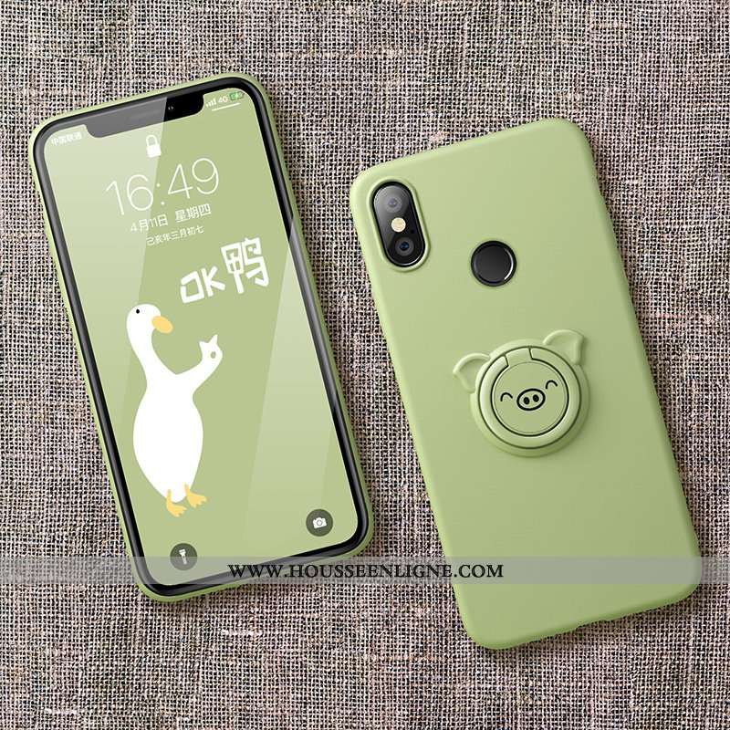 Housse Xiaomi Mi Max 3 Charmant Tendance Étui Amoureux Légères Créatif Personnalité Verte