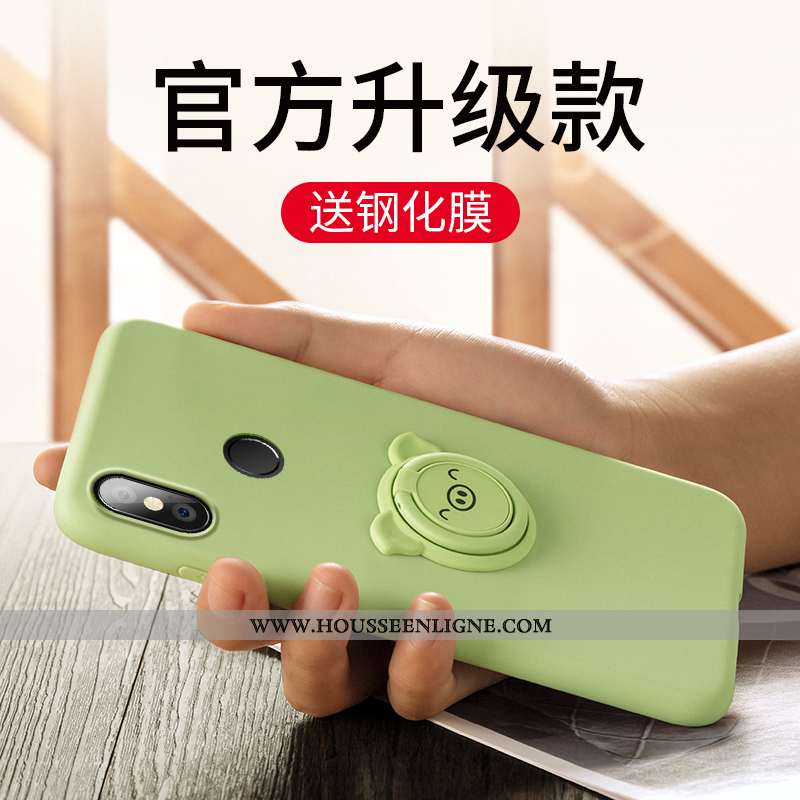 Housse Xiaomi Mi Max 3 Charmant Tendance Étui Amoureux Légères Créatif Personnalité Verte