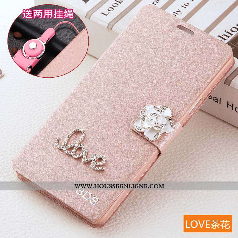 Housse Xiaomi Mi Max 3 Cuir Protection Rouge Étui Téléphone Portable Tout Compris Incassable Rose
