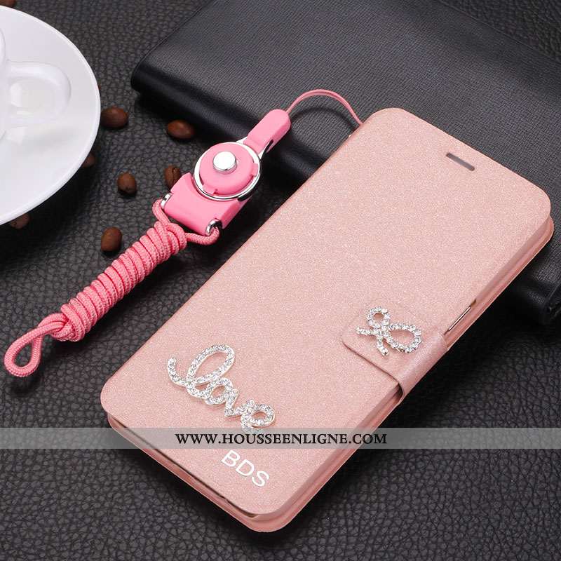 Housse Xiaomi Mi Max 3 Cuir Protection Rouge Étui Téléphone Portable Tout Compris Incassable Rose
