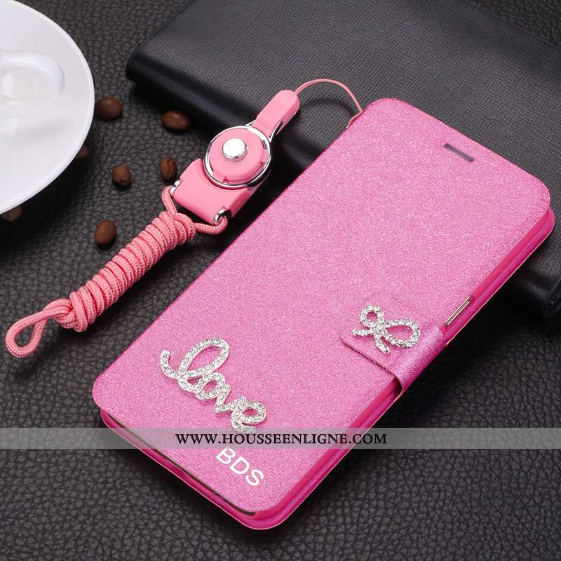 Housse Xiaomi Mi Max 3 Cuir Protection Rouge Étui Téléphone Portable Tout Compris Incassable Rose
