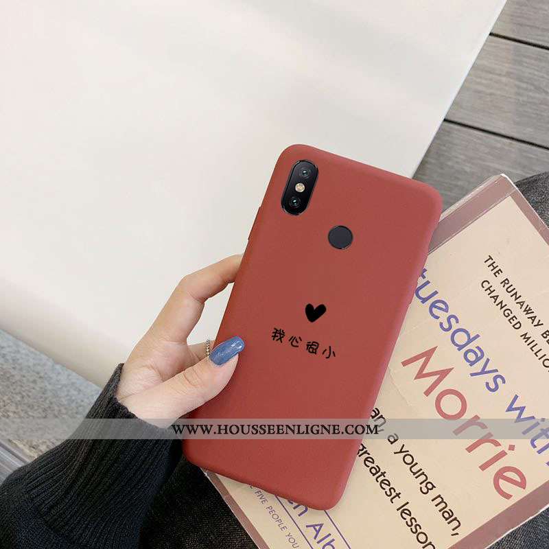 Housse Xiaomi Mi Max 3 Délavé En Daim Créatif Incassable Amoureux Tendance Téléphone Portable Bleu M