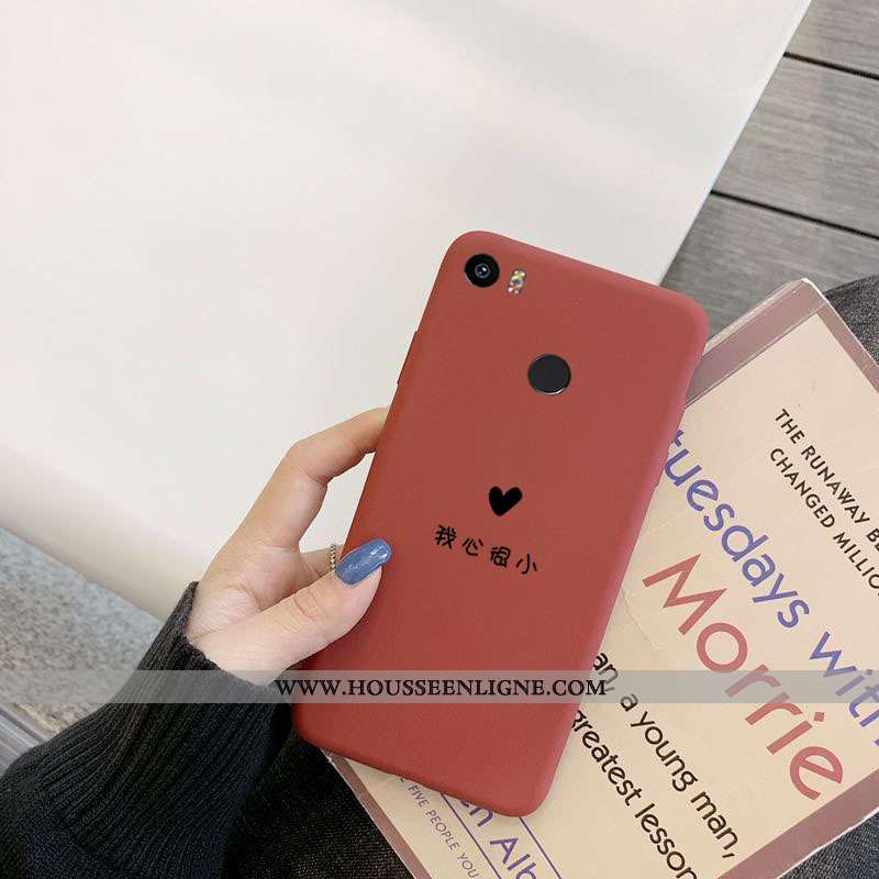 Housse Xiaomi Mi Max 3 Délavé En Daim Créatif Incassable Amoureux Tendance Téléphone Portable Bleu M