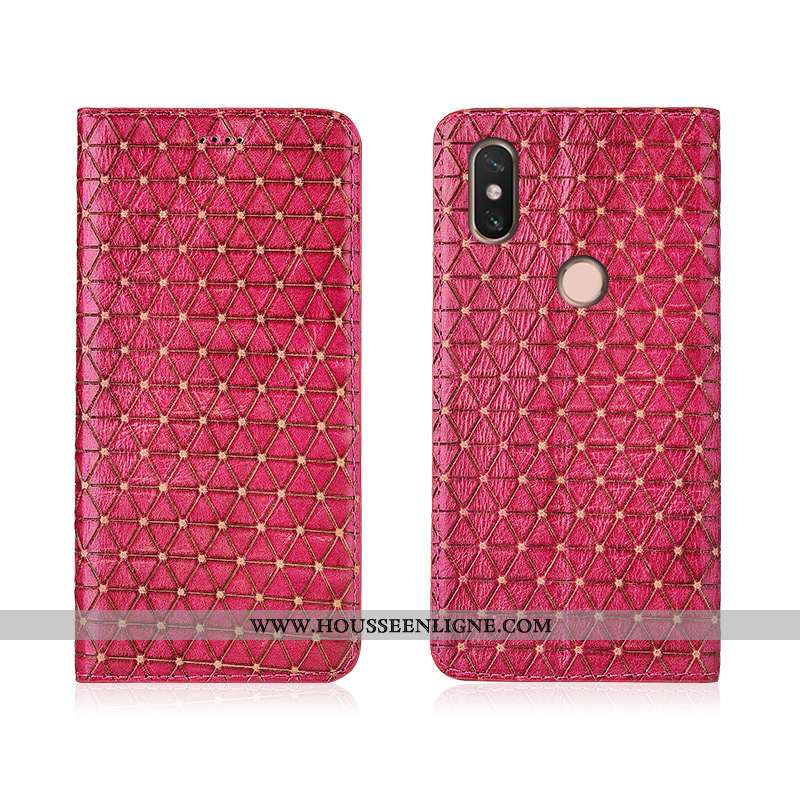 Housse Xiaomi Mi Max 3 Fluide Doux Silicone Incassable Tout Compris Cuir Véritable Marron Protection