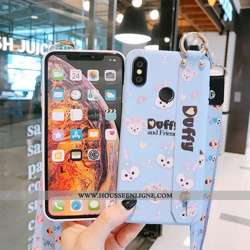 Housse Xiaomi Mi Max 3 Fluide Doux Silicone Protection Téléphone Portable Charmant Créatif Petit Ble