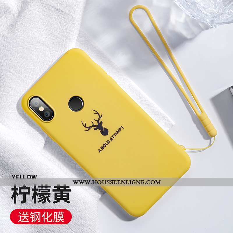 Housse Xiaomi Mi Max 3 Légère Fluide Doux Coque Bulle Ours Silicone Protection Violet