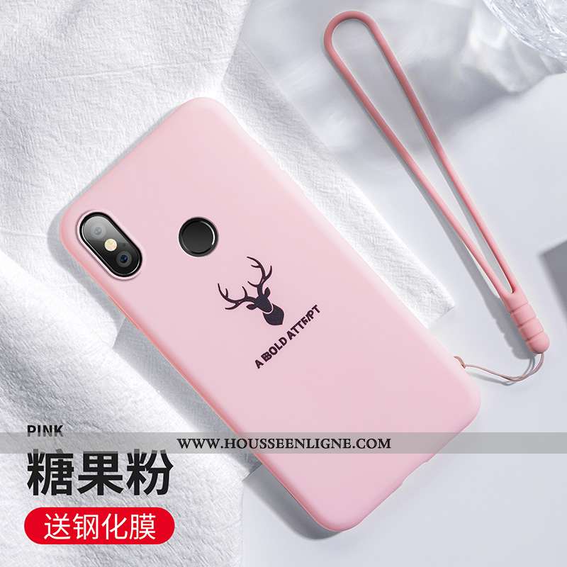 Housse Xiaomi Mi Max 3 Légère Fluide Doux Coque Bulle Ours Silicone Protection Violet